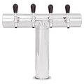 Terra Terra TR230-4NF Terra Draft Tower - Stainless Steel - No Flange - Glycol Cooled - 4 Faucets (18 1-8 in. Wide) TR230-4NF